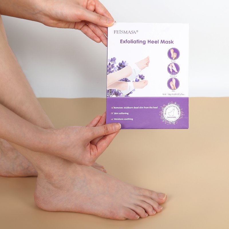 Lavender Peeling Feet Heel Mask - 7
